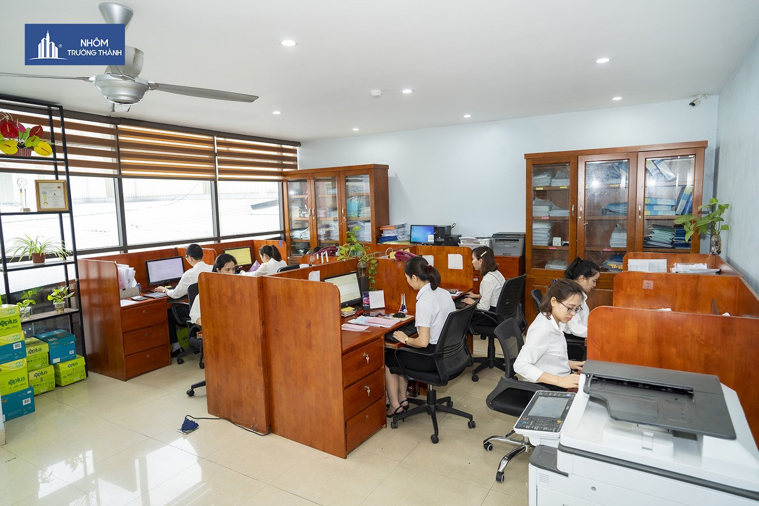 Nhôm Trường Thành đồng Hành Cùng Liên Đoàn Lao Động Thường Tín Mang Tết Ấm áp đến Với Những Người Lao động Trong Huyện